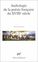 Anthologie de la poésie française du 18ème siècle 207032883X Book Cover