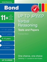 Bond Up to Speed Verbal Reasoning Tests and Papers 9-10 Years 140851883X Book Cover