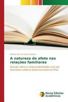 A Natureza Do Afeto NAS Relacoes Familiares 3639830695 Book Cover