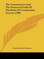 The Commissures And The Neurocord Cells Of The Brain Of Cerebratulus Lacteus 1013186656 Book Cover