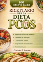 Ricettario per la dieta PCOS: 100 ricette facili per gestire la disfunzione ovulatoria, bilanciare gli androgeni, aumentare la fertilità, supportare ... e controllare il peso (Italian Edition) B0GXW4HRG9 Book Cover