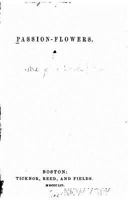 Passion-flowers 1015538398 Book Cover