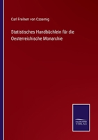 Statistisches Handbüchlein für die Oesterreichische Monarchie 3563308497 Book Cover