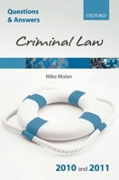 Criminal Law: Questions and Answers, 2008 and 2009 019923941X Book Cover
