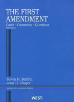 The First Amendment: Cases, Comments, Questions 0314904565 Book Cover