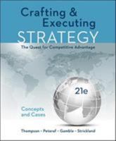 Crafting and Executing Strategy: The Quest for Competitive Advantage: Concepts and Cases 0078112729 Book Cover