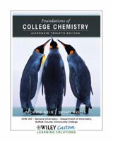 Foundations of College Chemistry Alternate 12th Edition for Suffolk Community College 0470545909 Book Cover