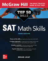 Top 50 SAT Math Skills, Third Edition 1264274807 Book Cover