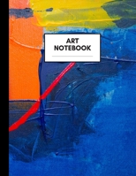 Art Notebook: Composition Book for Art Subject, Large Size, Ruled Paper 1692825720 Book Cover