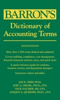 Dictionary of Accounting Terms (Barron's Business Dictionaries) 0812037669 Book Cover