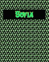 120 Page Handwriting Practice Book with Green Alien Cover Sofia: Primary Grades Handwriting Book 1097513386 Book Cover