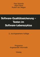 Software-Qualitatssicherung Testen Im Software-Lebenszyklus 3528135921 Book Cover