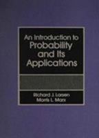 Introduction to Probability and Its Applications (Prentice-Hall Series in Statistics) 0134934539 Book Cover