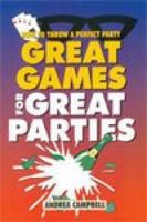 Great Games for Great Parties 8122202152 Book Cover