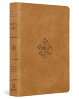 ESV Large Print Compact Bible, Red Letter (Trutone, Nubuck Caramel, Wildflower Design) B0H4HDLPGH Book Cover