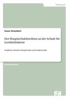 Der Hauptschulabschluss an Der Schule Fur Lernbehinderte 3838678761 Book Cover