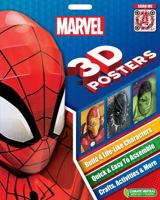 Marvel: 3D Posters (Scan the QR code to see how to create your own wall art!) 1837714193 Book Cover