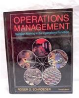 Operations Management: Decision Making in the Operations Function/Book and Disk (Mcgraw-Hill Series in Management) 0070556121 Book Cover