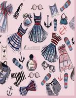 Sketch book: Love fashion cover (8.5 x 11) inches 110 pages, Blank Unlined Paper for Sketching, Drawing, Whiting, Journaling & Dood 1719204470 Book Cover