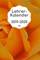 Lehrerkalender 2019 2020 A5: Schulplaner 2019 2020 f�r die Unterrichtsvorbereitung - Planer ideal als Lehrer Geschenk f�r Lehrerinnen und Lehrer 1689449683 Book Cover