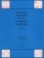 Activities Handbook for the Teaching of Psychology 1557980306 Book Cover