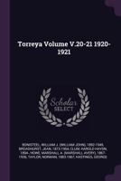 Torreya Volume v.20-21 1920-1921 1340644053 Book Cover