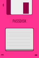Pink Passdisk Floppy Disk 3.5 Diskette Retro Password log [110pages][6x9]: Vintage Retrowave Vaporwave Theme 1673523145 Book Cover