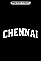 Composition Notebook: Chennai Vintage Retro Sports Team College Gym Arch Journal/Notebook Blank Lined Ruled 6x9 100 Pages 1709861401 Book Cover