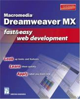 Macromedia Dreamweaver MX Fast & Easy Web Development 1931841888 Book Cover