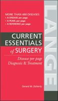 Essentials of Diagnosis & Treatment in Surgery (Lange Current Essentials Series) 0071423141 Book Cover