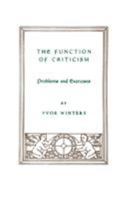 The Function of Criticism: Problems and Exercises 0804001308 Book Cover