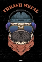 Thrash Metal Planner: Thrash Metal Dog Music Calendar 2020 - 6 x 9 inch 120 pages gift 1661678580 Book Cover