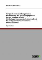 Optimales Trainingsvolumen Im Krafttraining. Geringes vs. Hohes Volumen Auf Muskelhypertrophie Und Maximalkraft. 3638727556 Book Cover