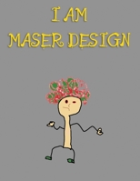 I Am Master Design: Book For Adults Funny Paint Cover Sketch Paper Write Your Own Funny Story Blank Notebook Journal 8,5 x 11 100 pages 1676369570 Book Cover