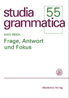 Frage, Antwort Und Fokus 3050038470 Book Cover