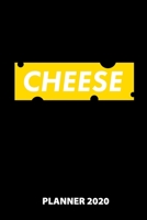Cheese Planner 2020: 140 Pages | 6 X 9 | Calender | Organizer | Weekly Planner | Monthly Planner | Daily Planner | Birthday Log | Phone Book | Small ... | 2020 | 12 Month | Year |  Months | Weeks | 1674939221 Book Cover
