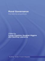 Rural Governance: International Perspectives 0415654114 Book Cover