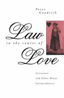 Law in the Courts of Love (Politics of Language) 0415865379 Book Cover