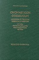 Onomasticon Goedelicum: Gaelic Place-names of Ireland and Scotland 1851821260 Book Cover