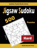 Jigsaw Sudoku: 500 Hard Puzzles 9922636336 Book Cover