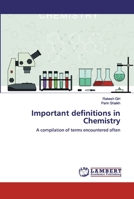 Important definitions in Chemistry 6200431523 Book Cover