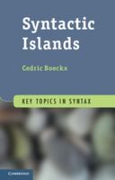 Syntactic Islands 0521191467 Book Cover