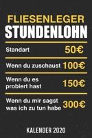 Kalender 2020: Fliesenleger Stundenleger A5 Kalender Planer f�r ein erfolgreiches Jahr - 110 Seiten 1671758943 Book Cover