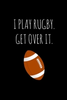 I Love Rugby: Funny Gag Gifts For Rugby Lovers, Unique Birthday & Christmas Novelty Gift Ideas, Small Lined Diary 1673821944 Book Cover