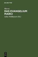 Das Evangelium Marci �bersetzt Und Erkl�rt 311112939X Book Cover