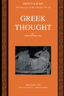 Greek Thought (New Surveys in the Classics) 0199220743 Book Cover