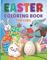 Easter Coloring Book for Kids: 65 Easter Coloring Pages For Toddlers Or Preschool Kids Activity Books. Size 8.5 X 11 Inches 65 Pages B09TF4F6Z7 Book Cover