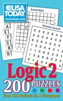 USA TODAY Logic 2: 200 Puzzles from The Nations No. 1 Newspaper 1449407307 Book Cover