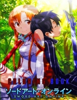 Sword Art Online Coloring Book B08JF5M1ZM Book Cover