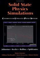 Solid State Physics Simulations (Consortium for Upper Level Physics Software (Series).) 0471548855 Book Cover